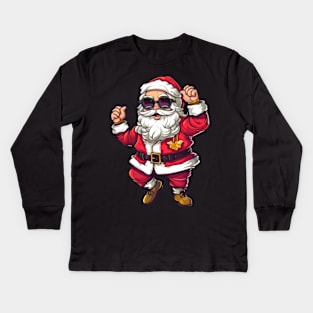 Happy Santa Kids Long Sleeve T-Shirt